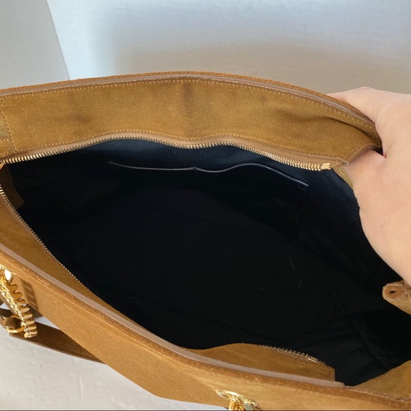 Saint Laurent fringe suede tote bag - Picture 11 of 12